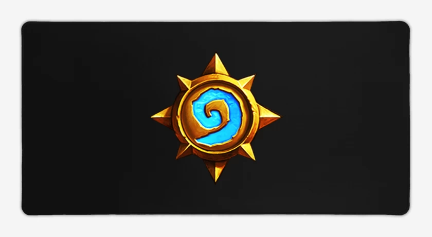 Mouse pad Gamer Negro de Pecho heartstone