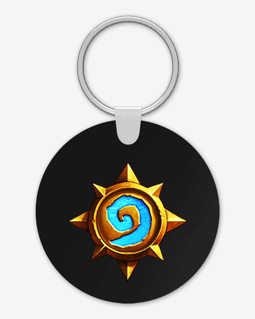 Llavero Negro de Pecho heartstone