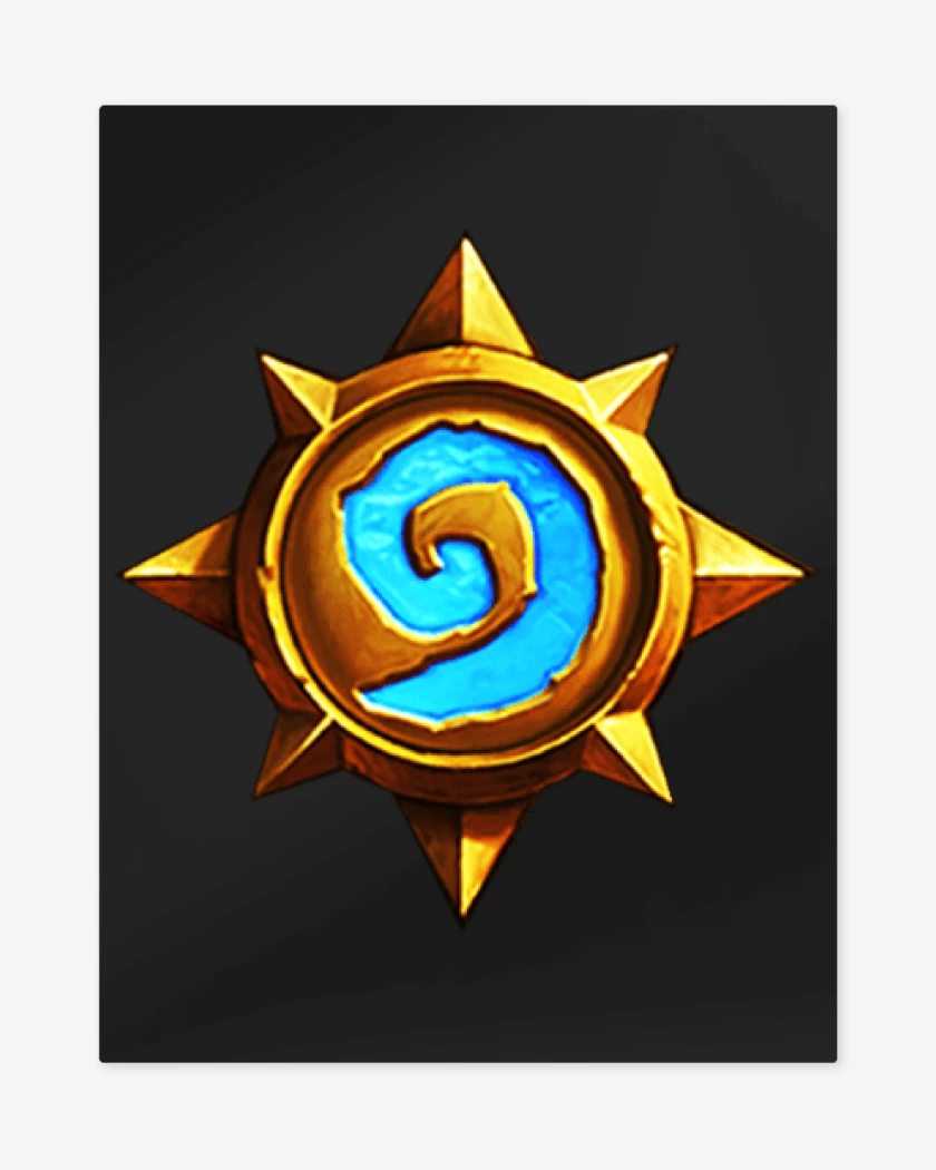 Print metalico Negro de Pecho heartstone