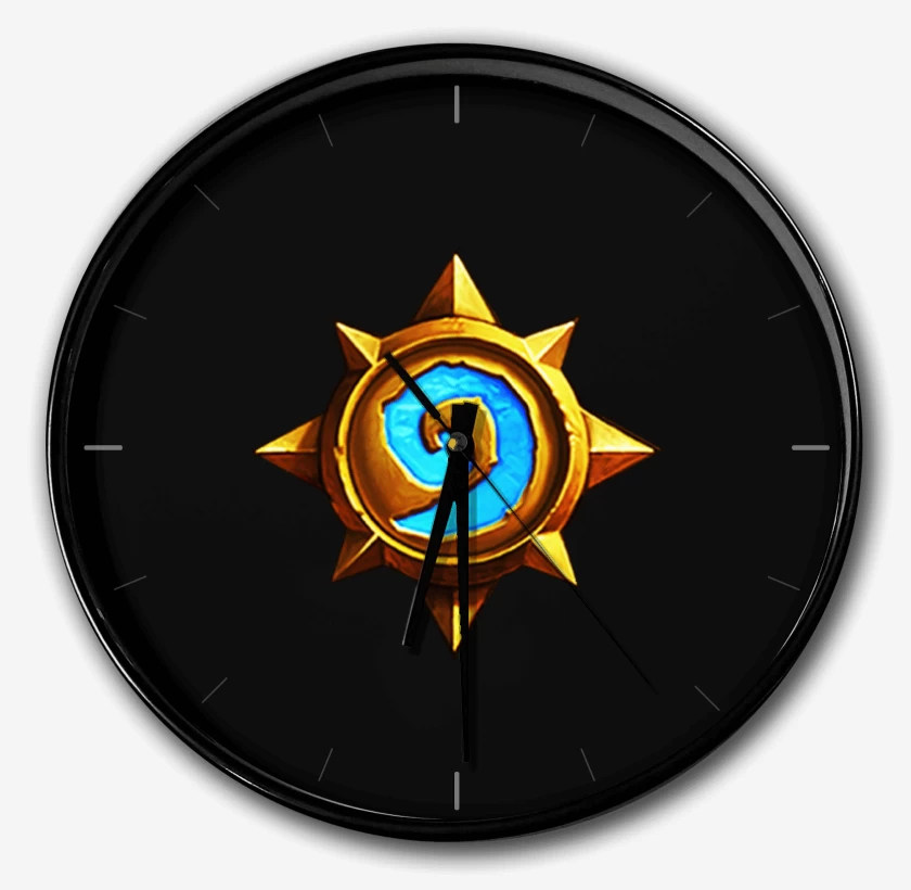 Reloj Negro de Pecho heartstone