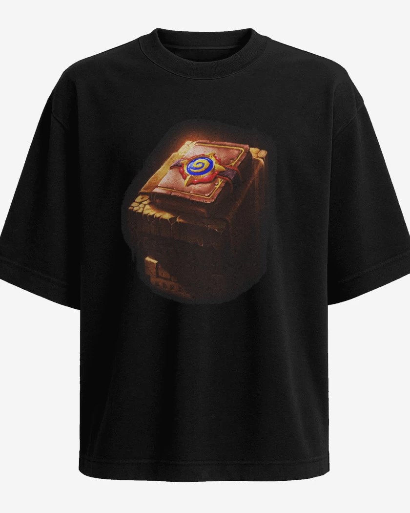 Polera Oversize Negro de Mazo Heatstone