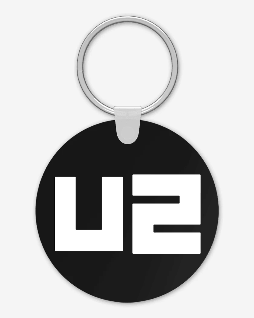 Llavero Negro de u2