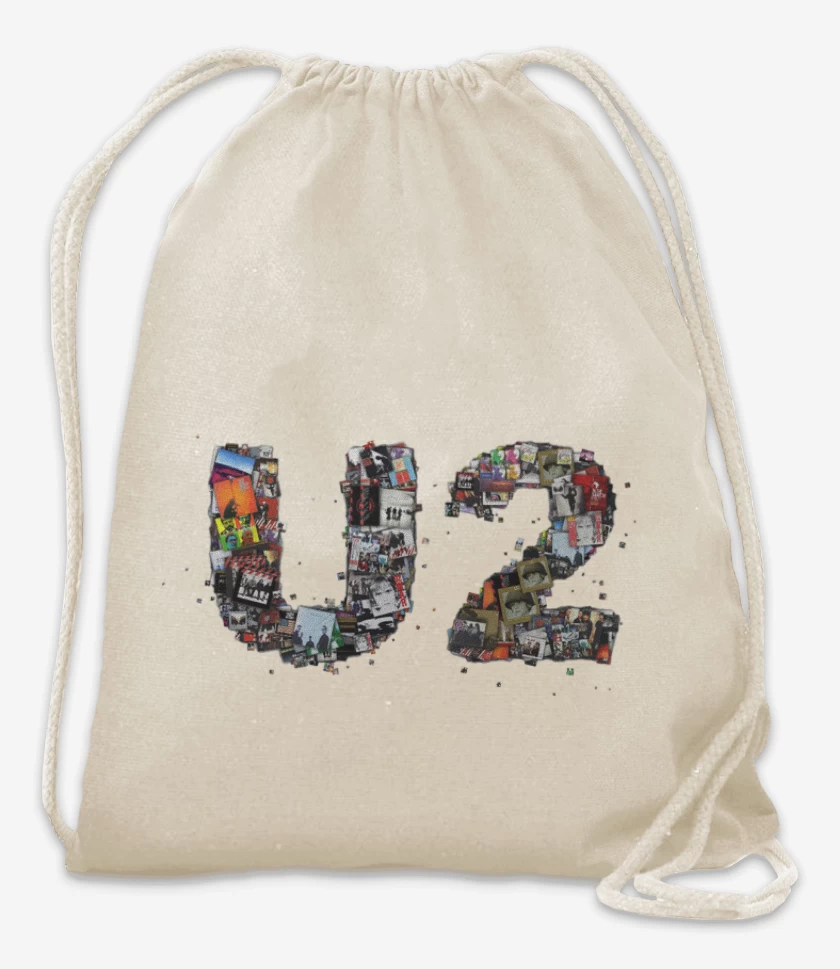 Mochila Blanco de u2 full color