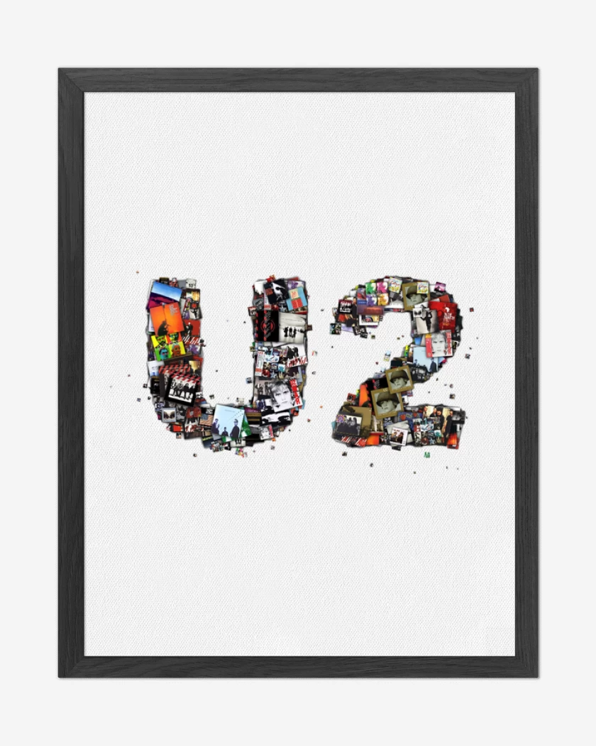 Cuadro decorativo Blanco de u2 full color