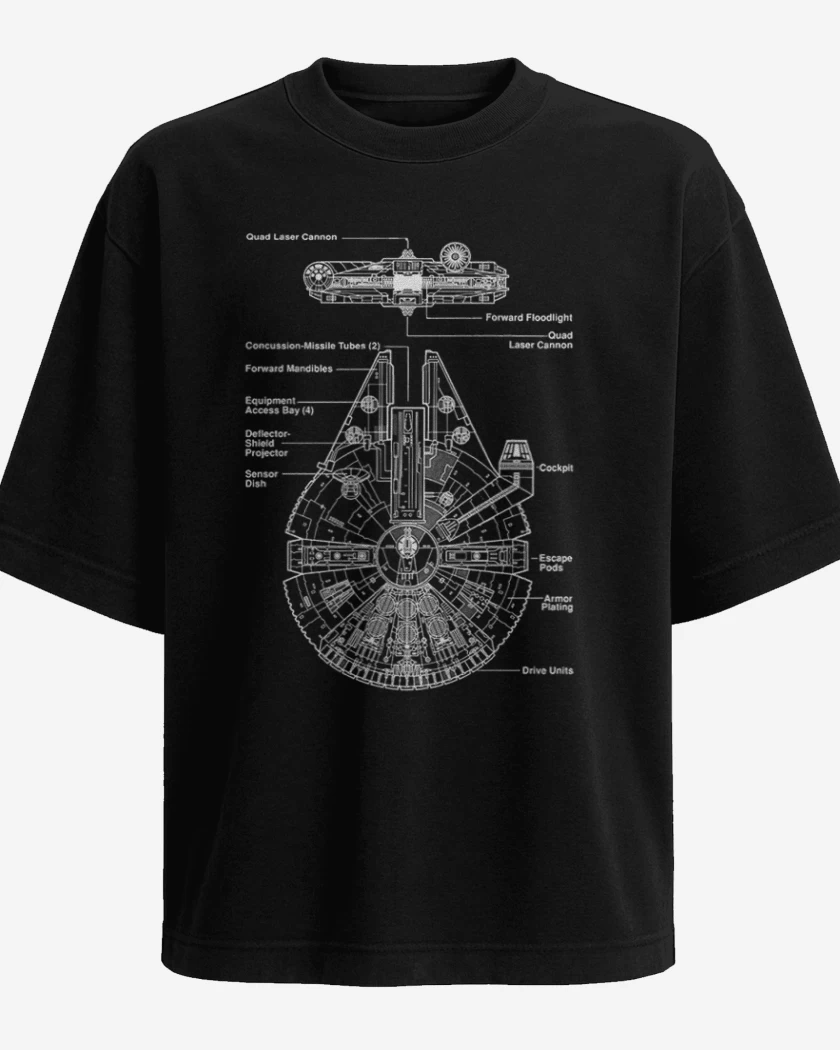 Polera Oversize Halcon milenario