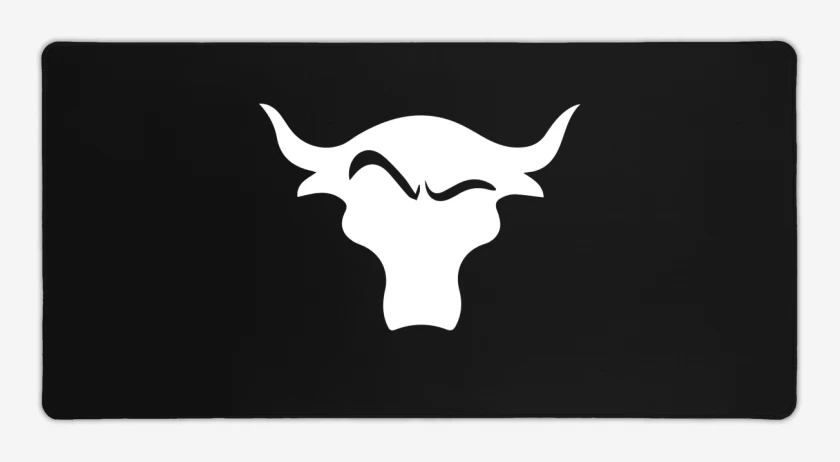 Mouse pad Gamer Negro de The rock