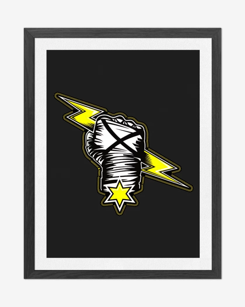 Cuadro decorativo Negro de cm punk