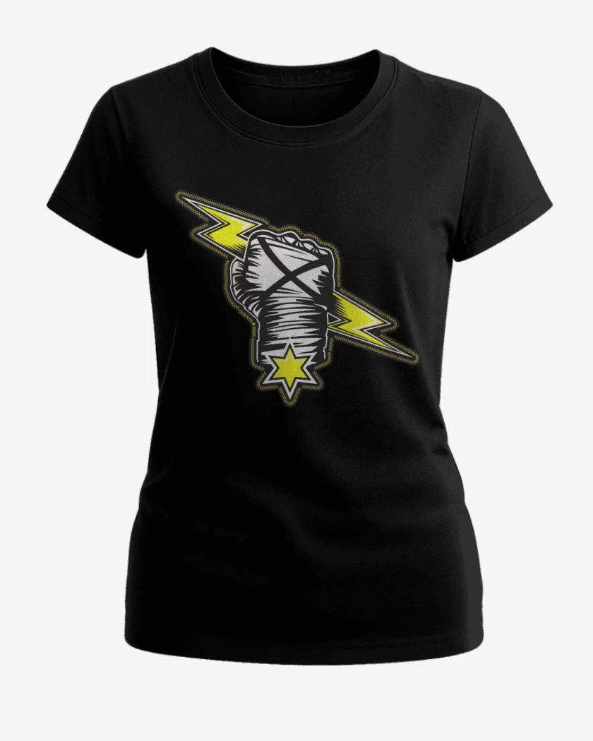 Polera de Mujer Negro de cm punk