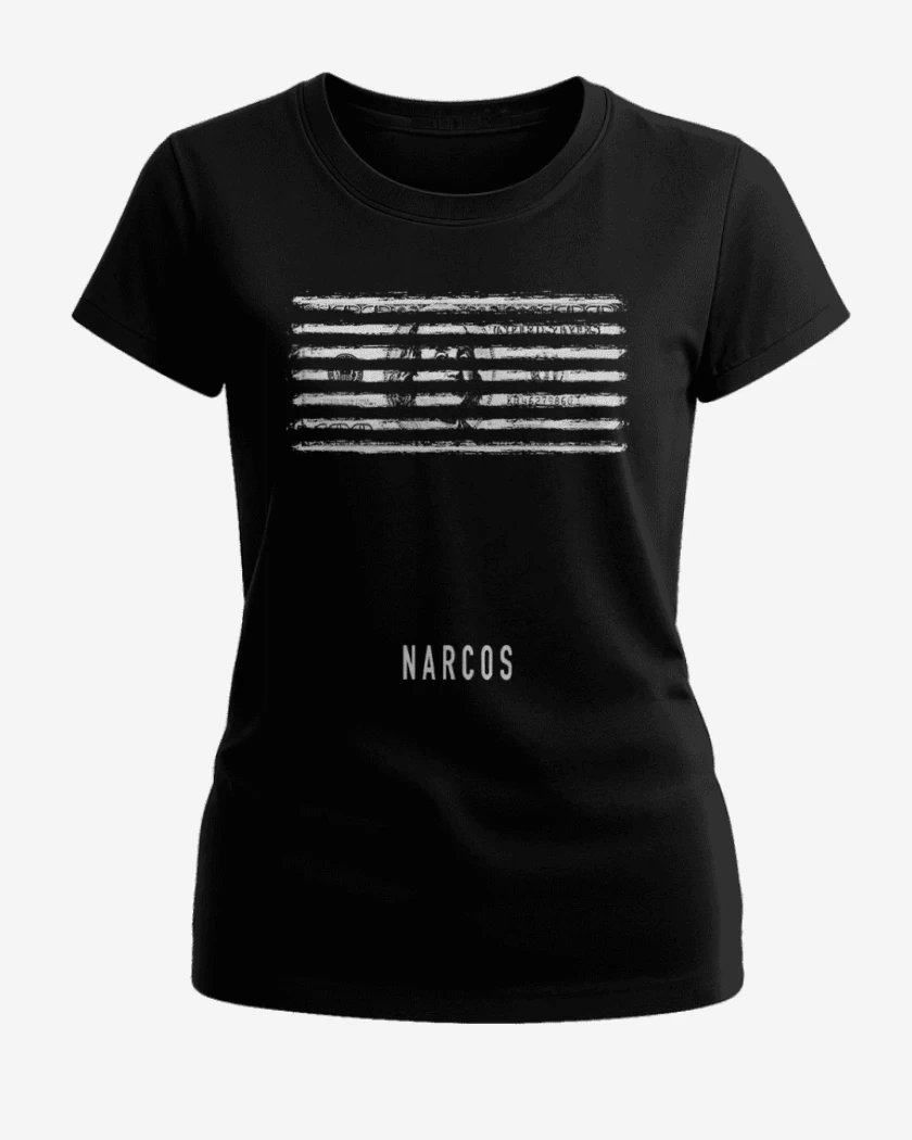 Polera de Mujer Negro de Narcos