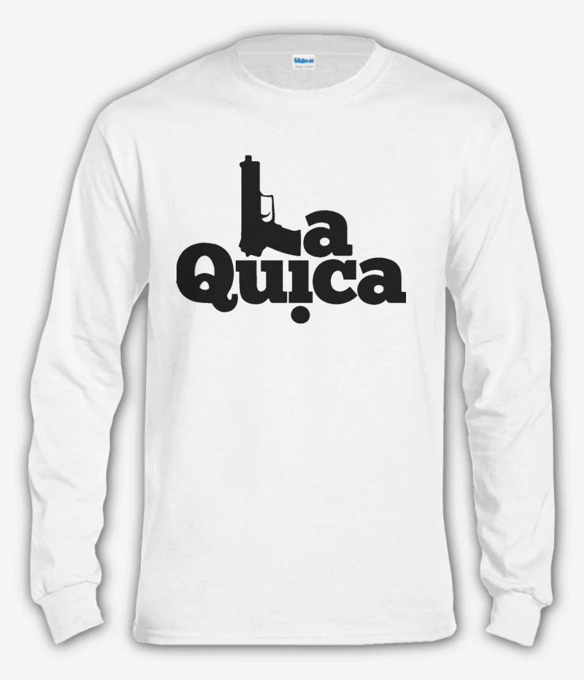 Polera manga larga Blanco de La quica