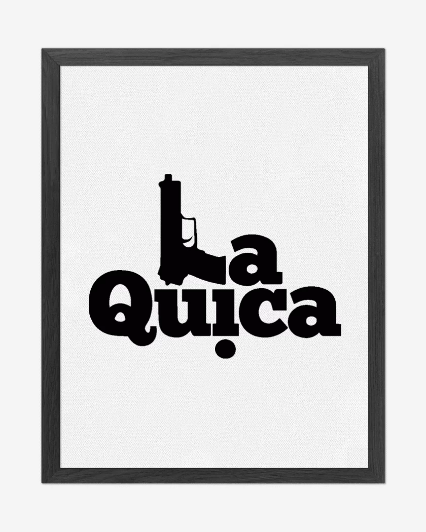 Cuadro decorativo La quica