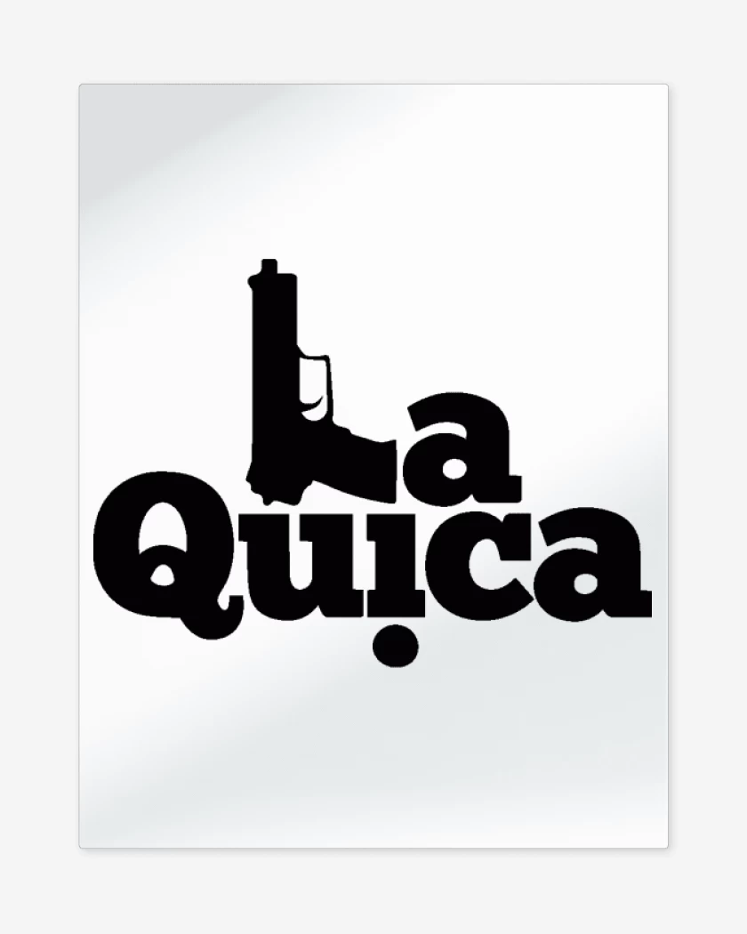 Print metalico Blanco de La quica