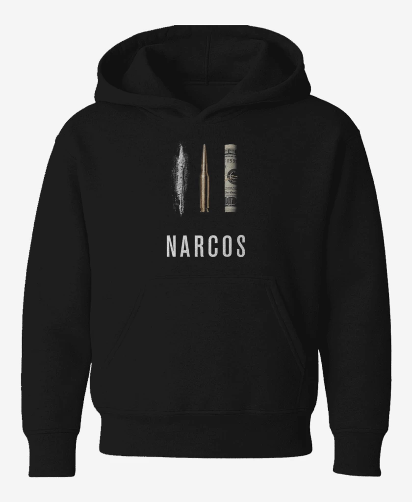 Poleron de niño Negro de Narcos 3