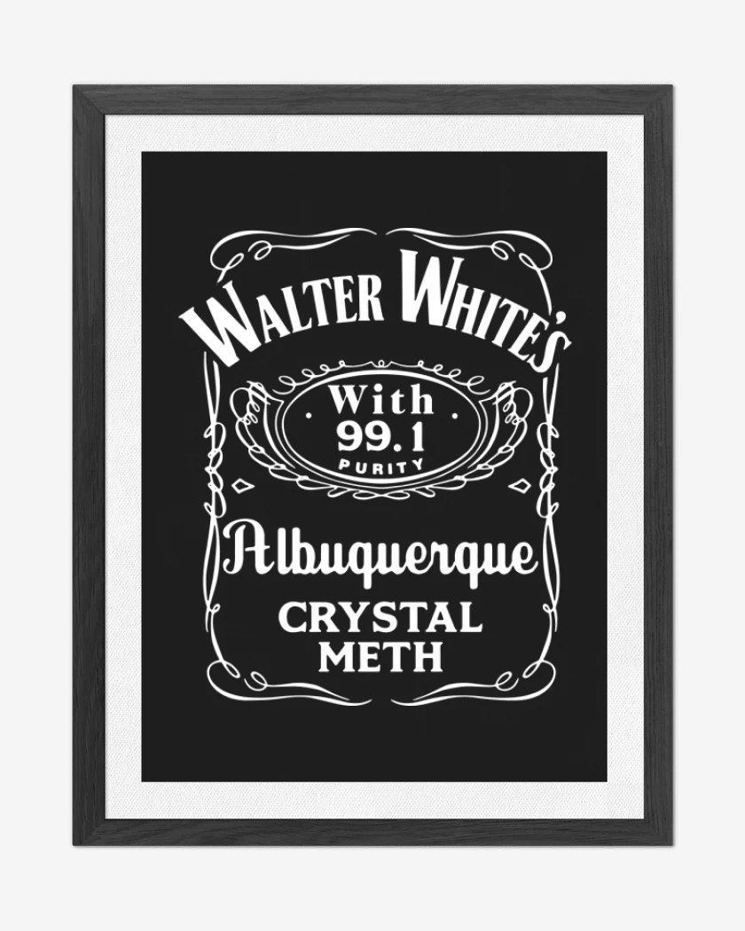 Cuadro decorativo Breaking bad daniels