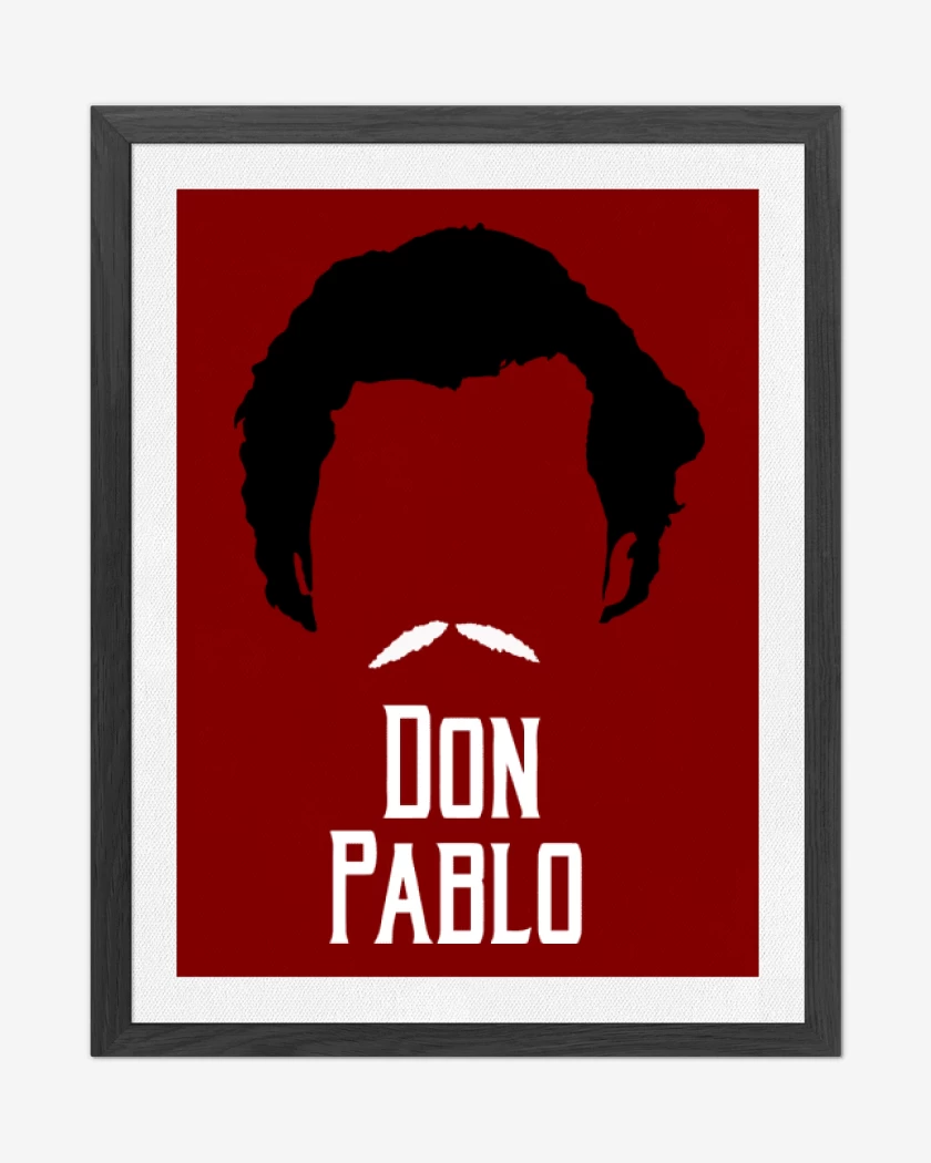 Cuadro decorativo Rojo de Don Pablo