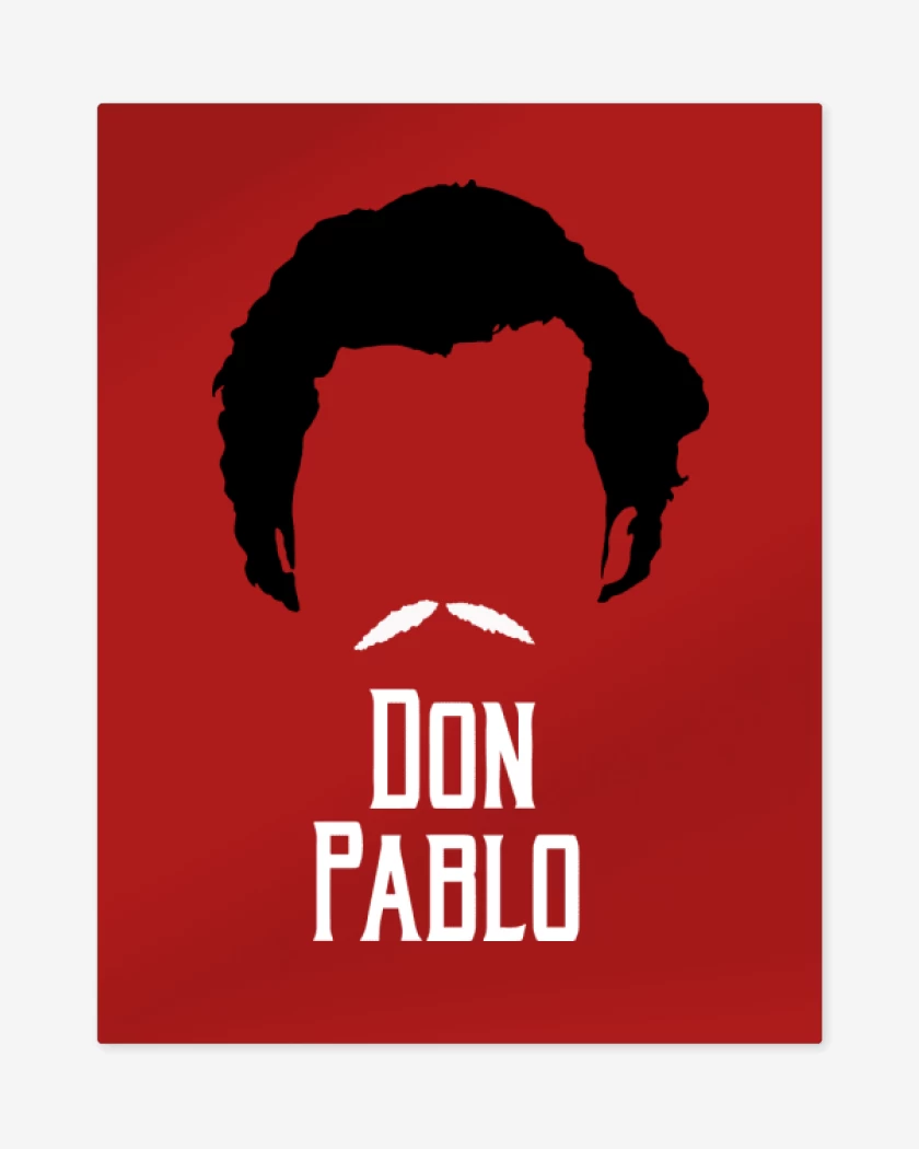 Print metalico Rojo de Don Pablo