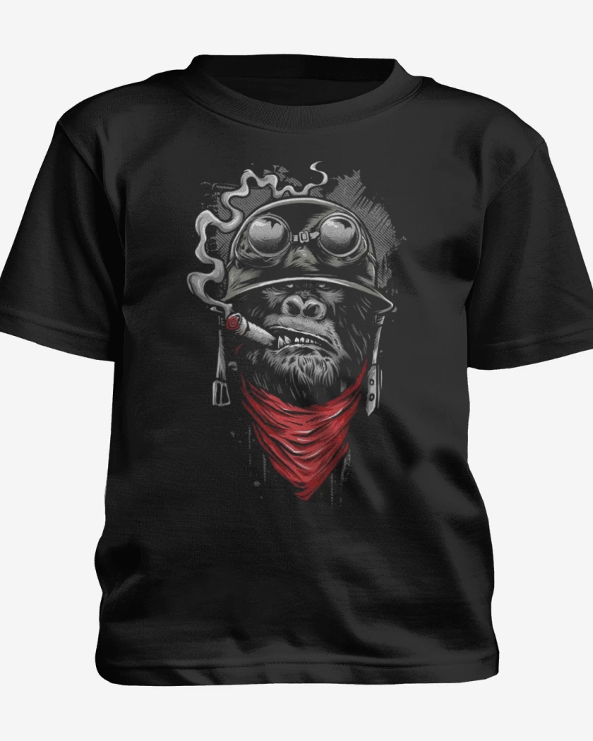 Polera de niño Negro de Le gorila