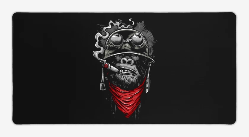 Mouse pad Gamer Negro de Le gorila