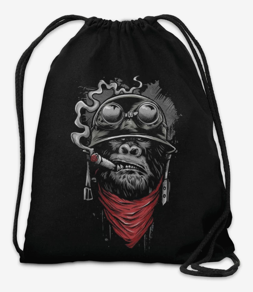 Mochila Negro de Le gorila