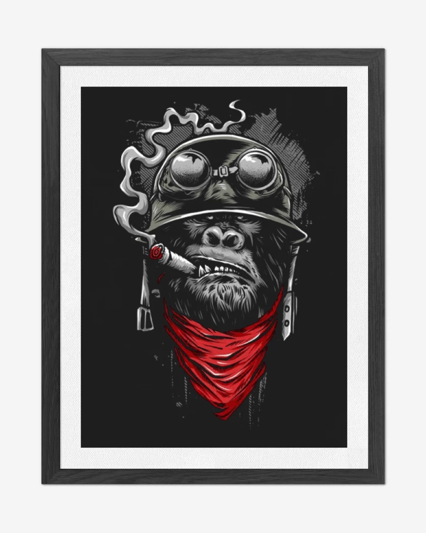 Cuadro decorativo Negro de Le gorila
