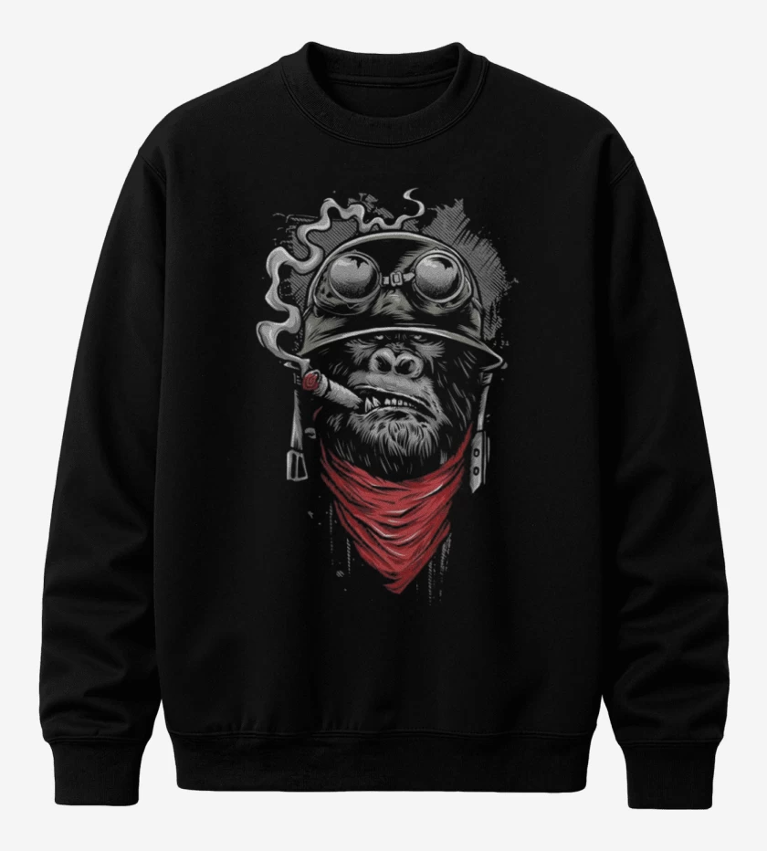 Poleron polo Negro de Le gorila