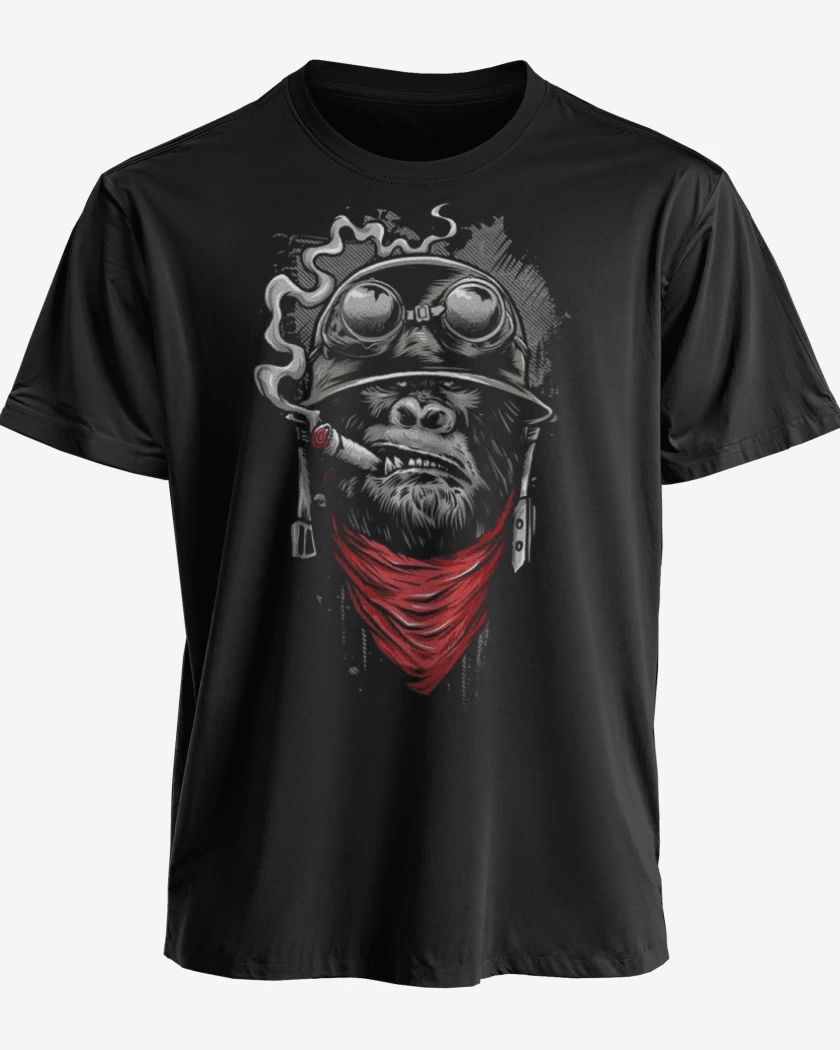Polera premium Negro de Le gorila