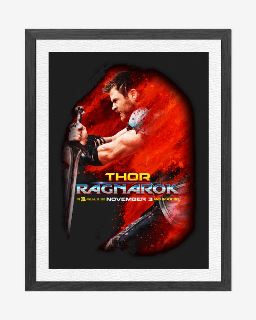 Cuadro decorativo Negro de Thor ragnarok