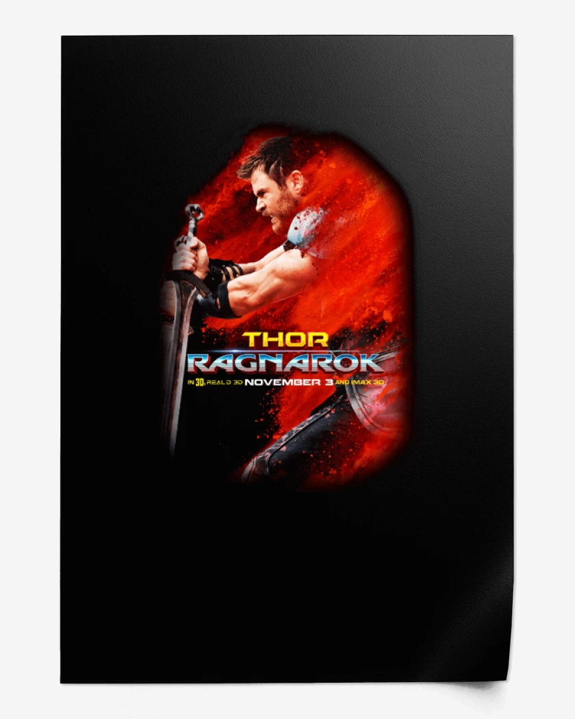 Print Negro de Thor ragnarok