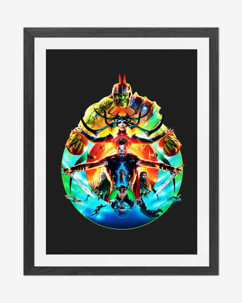 Cuadro decorativo Negro de Thor ragnarok 2
