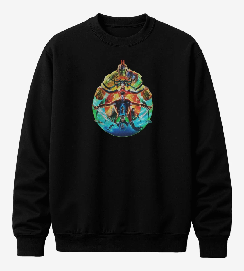 Poleron polo Negro de Thor ragnarok 2