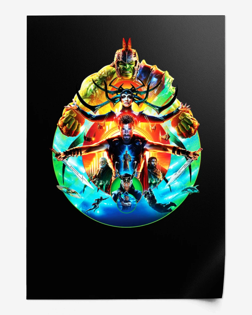 Print Negro de Thor ragnarok 2