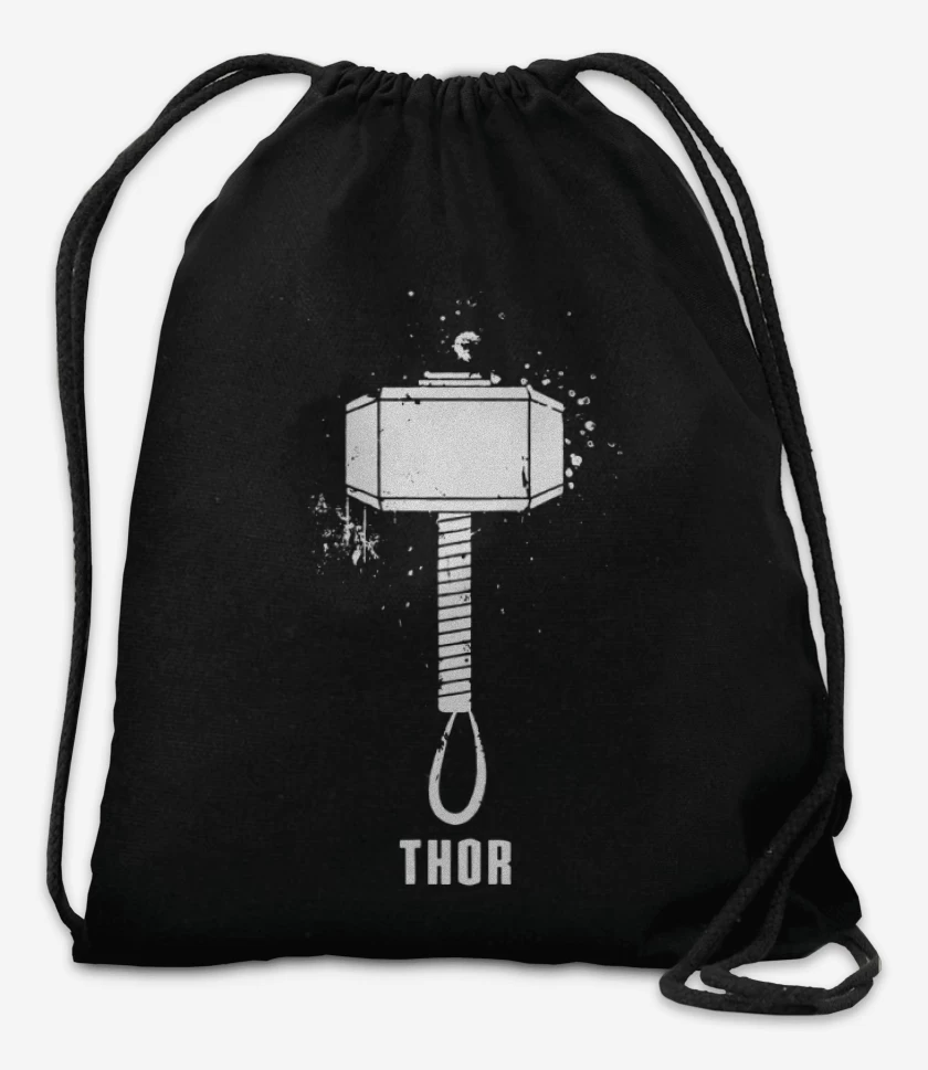 Mochila Negro de Martillo de thor