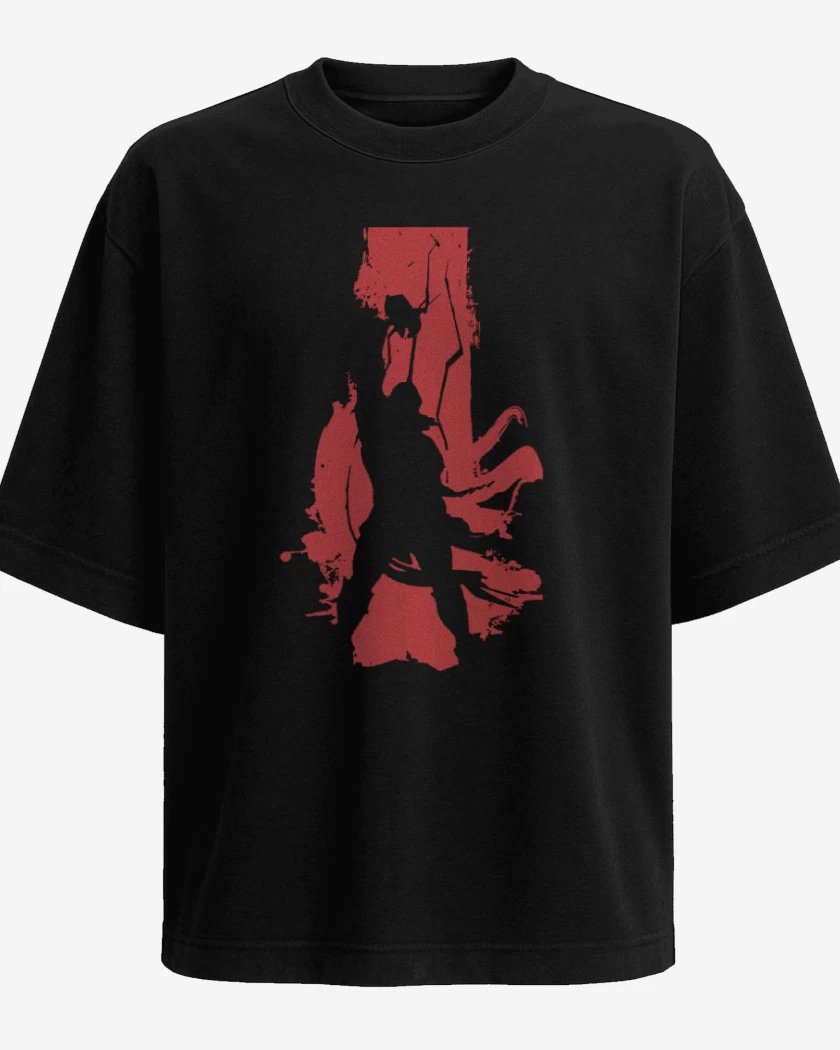 Polera Oversize Negro de Thor 2 