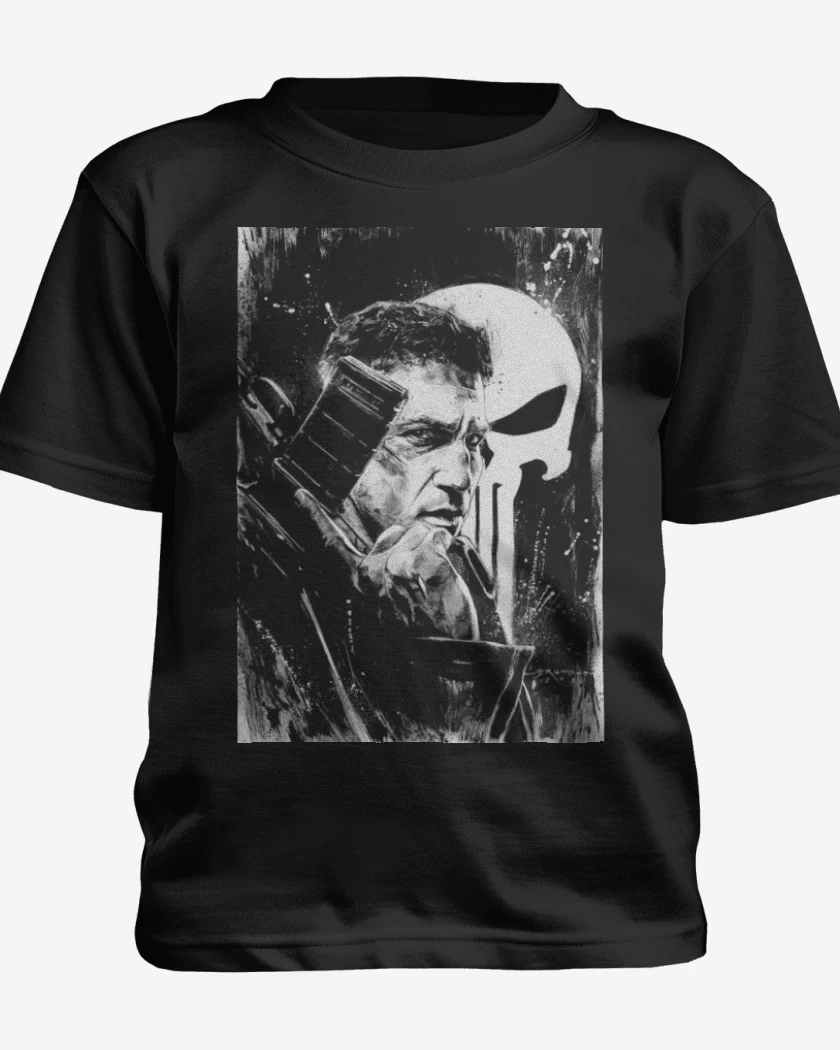 Polera de niño Negro de El que castiga the rial 