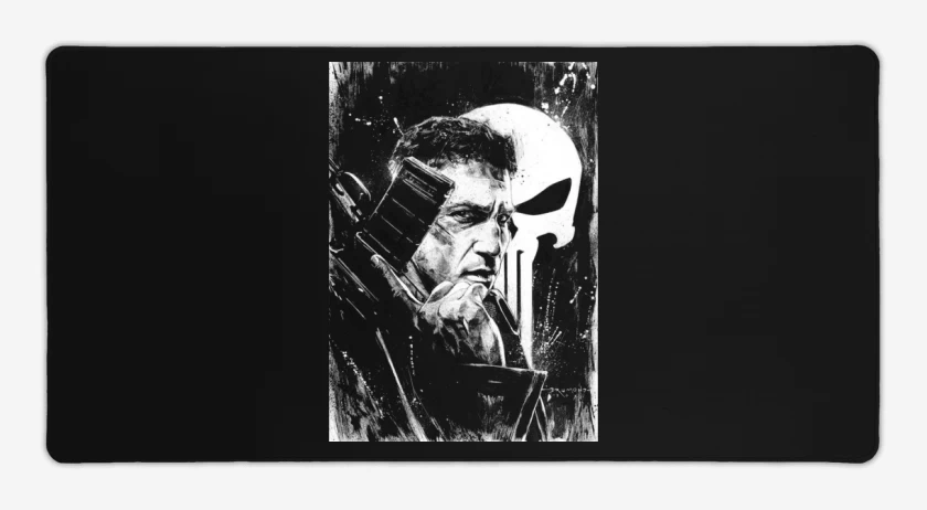 Mouse pad Gamer Negro de El que castiga the rial 