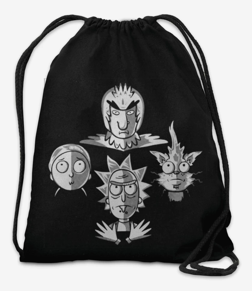Mochila Negro de Rick and Rhapsody