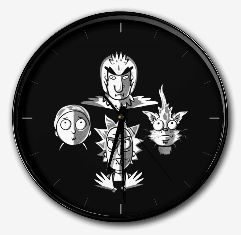 Reloj Negro de Rick and Rhapsody