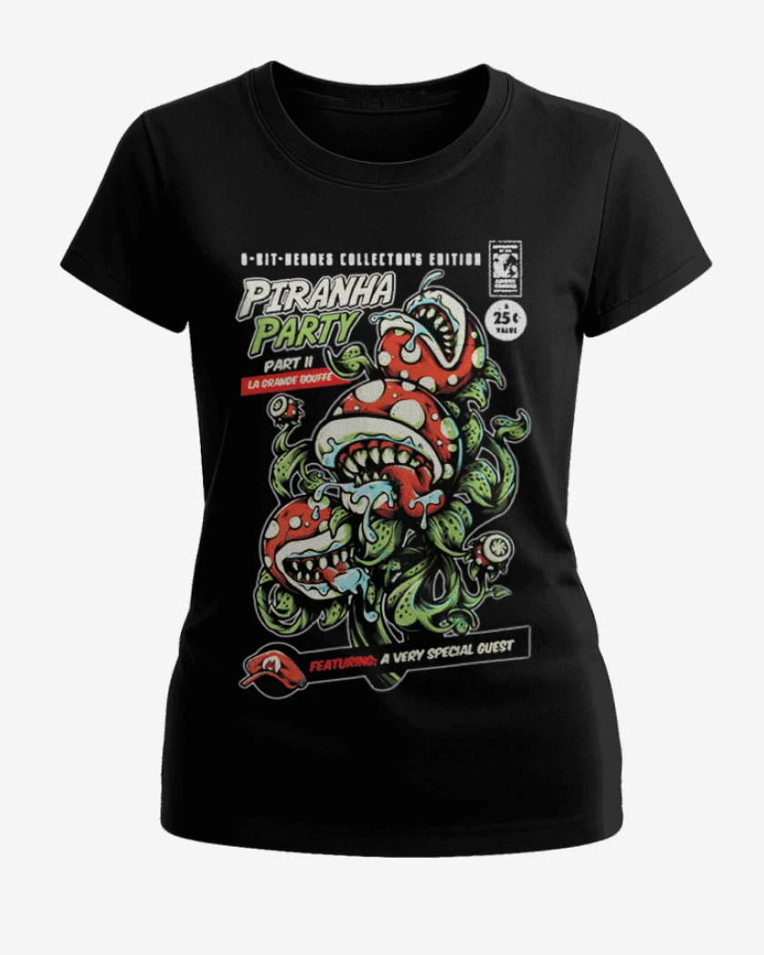 Polera de Mujer Negro de Piranha Party