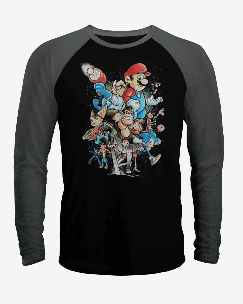 Polera Raglan Juegos infancia