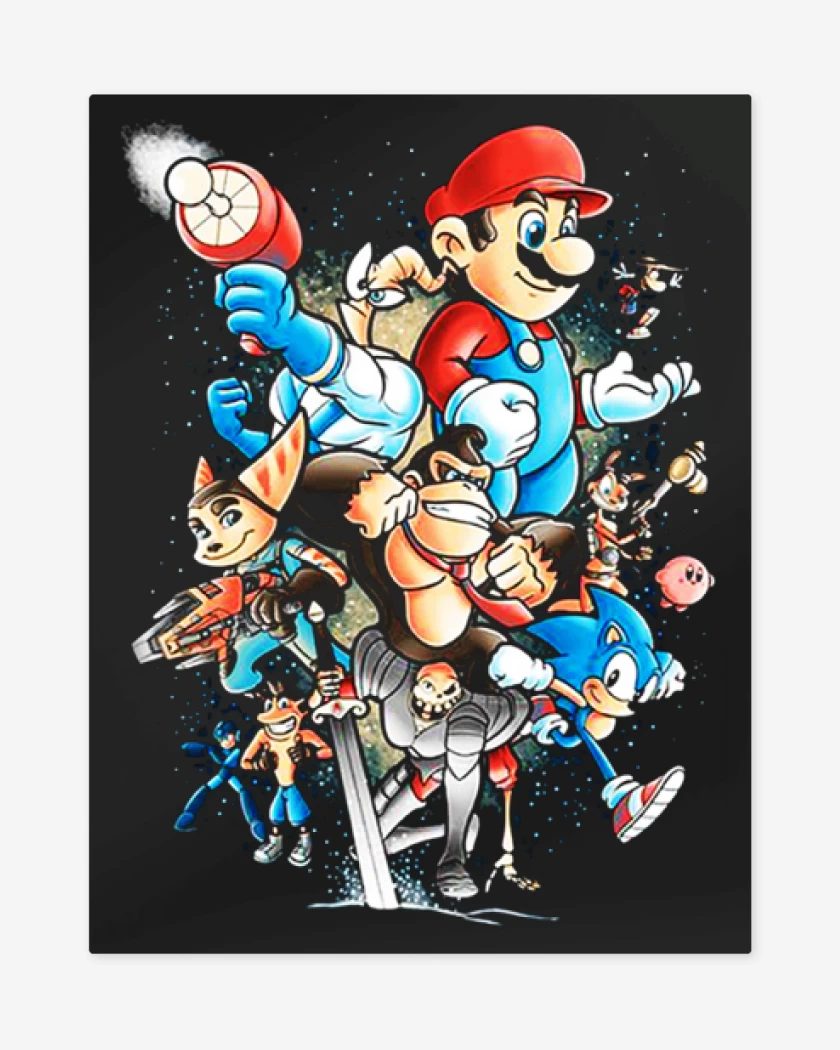 Print metalico Juegos infancia