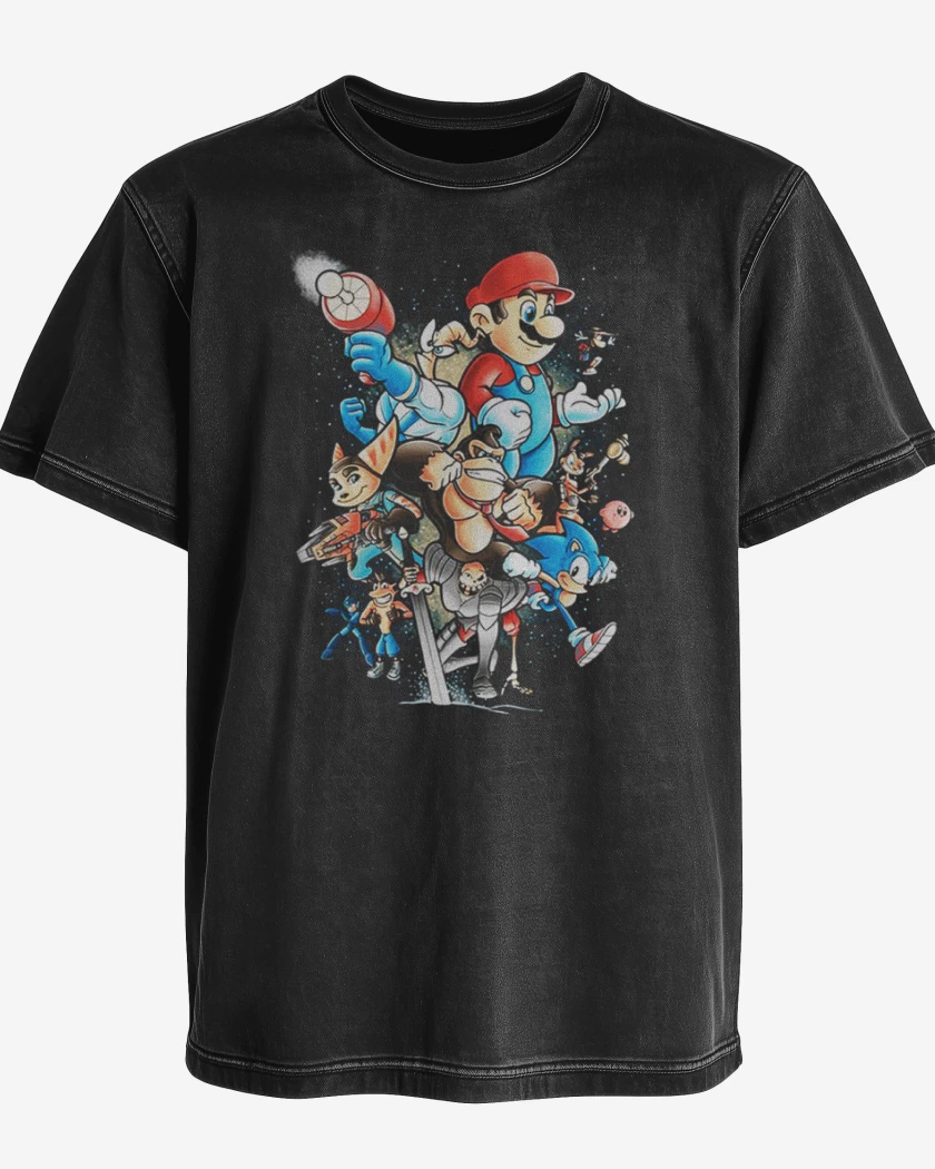 Polera desgastada Juegos infancia