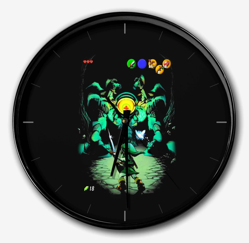 Reloj Negro de Zelda arañita