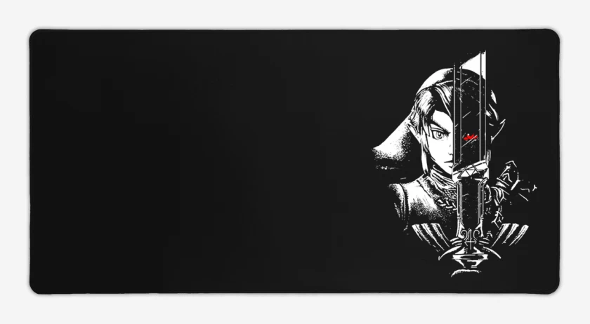 Mouse pad Gamer Negro de Link trite
