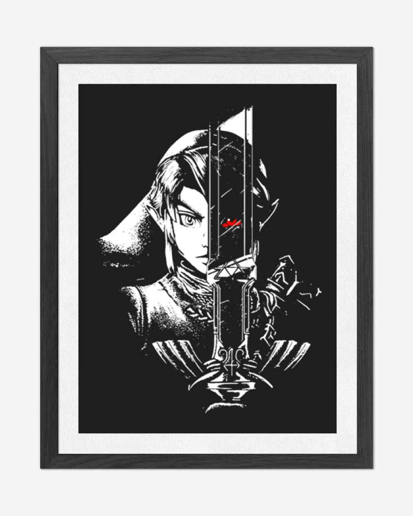 Cuadro decorativo Negro de Link trite