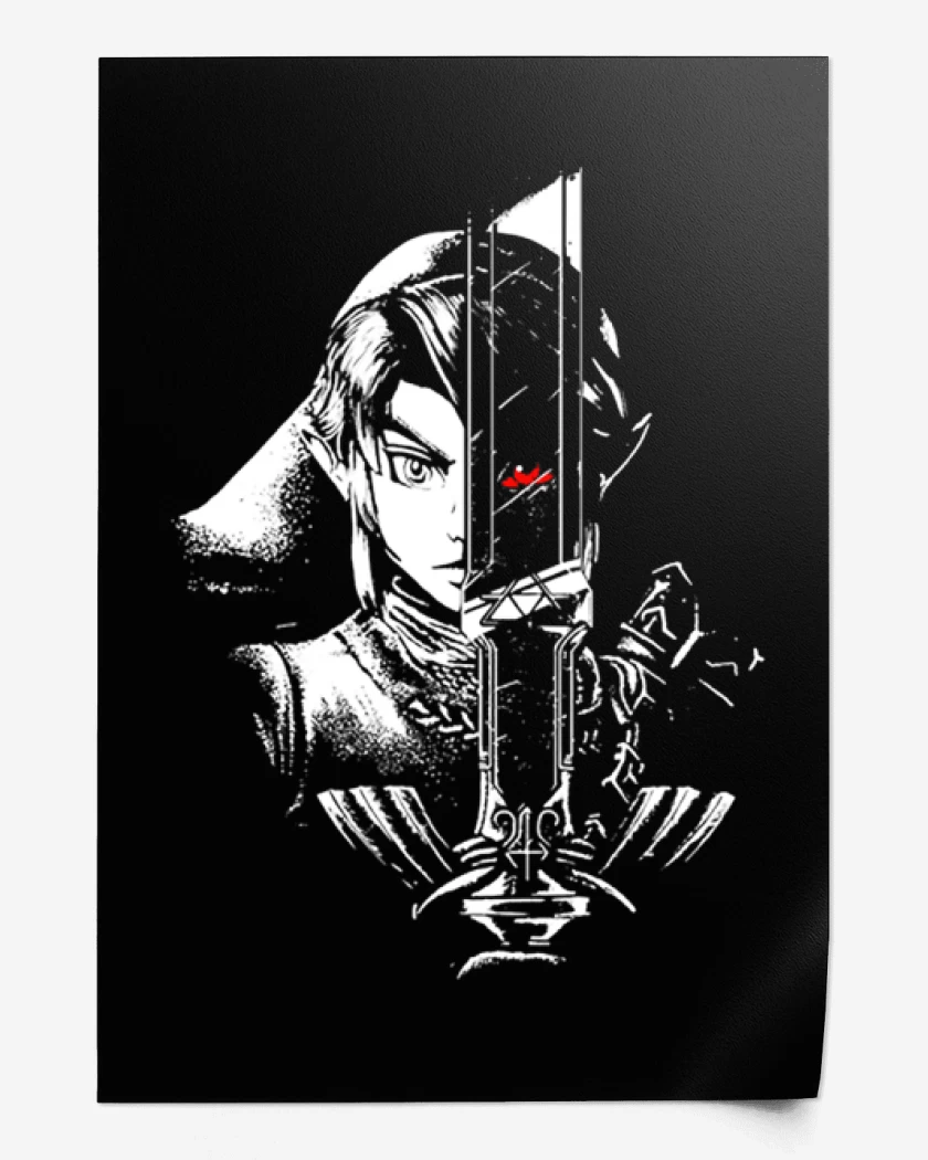 Print Negro de Link trite