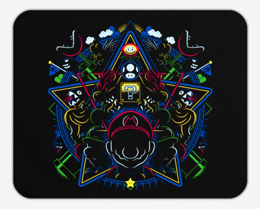 Mousepad Mundo Super bigote