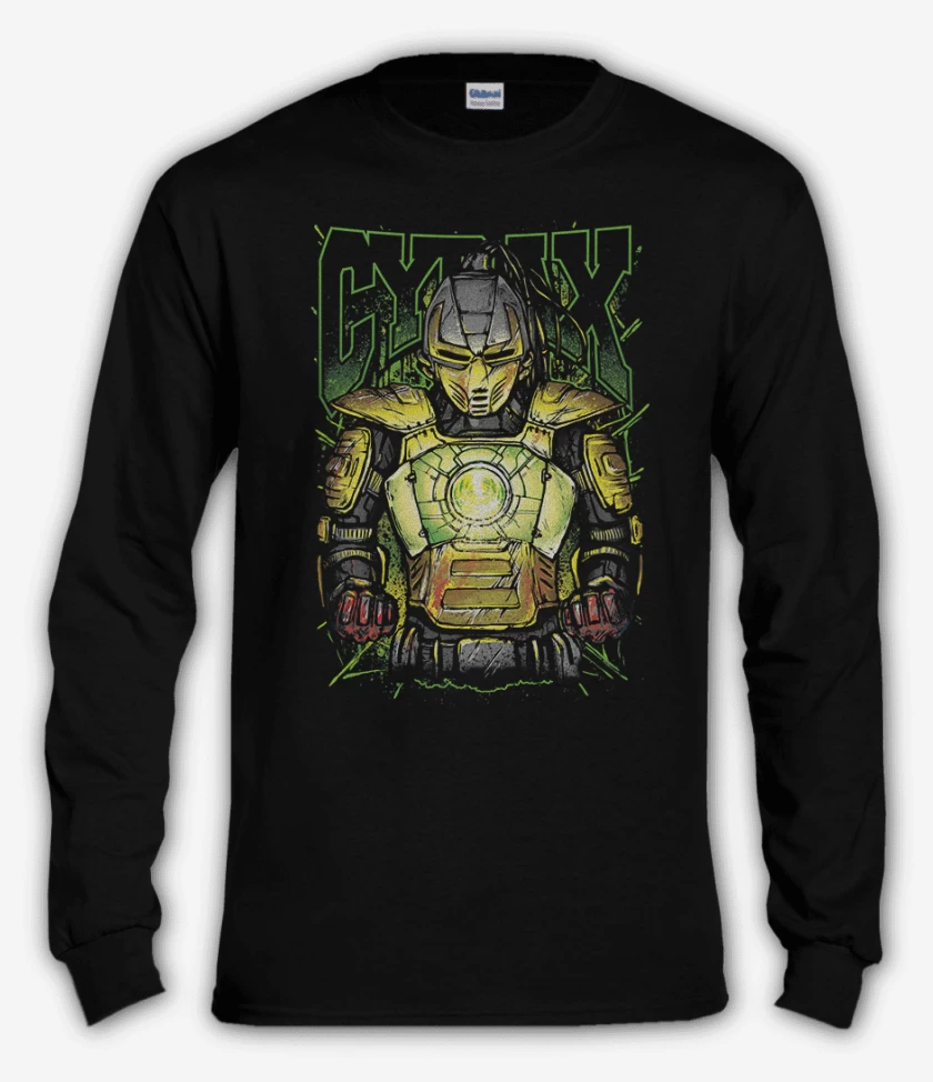 Polera manga larga Negro de Cyrax