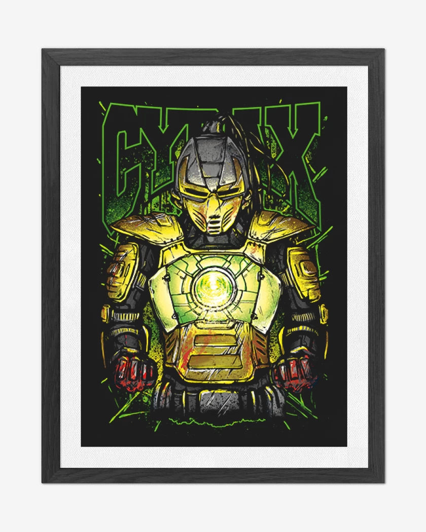 Cuadro decorativo Negro de Cyrax