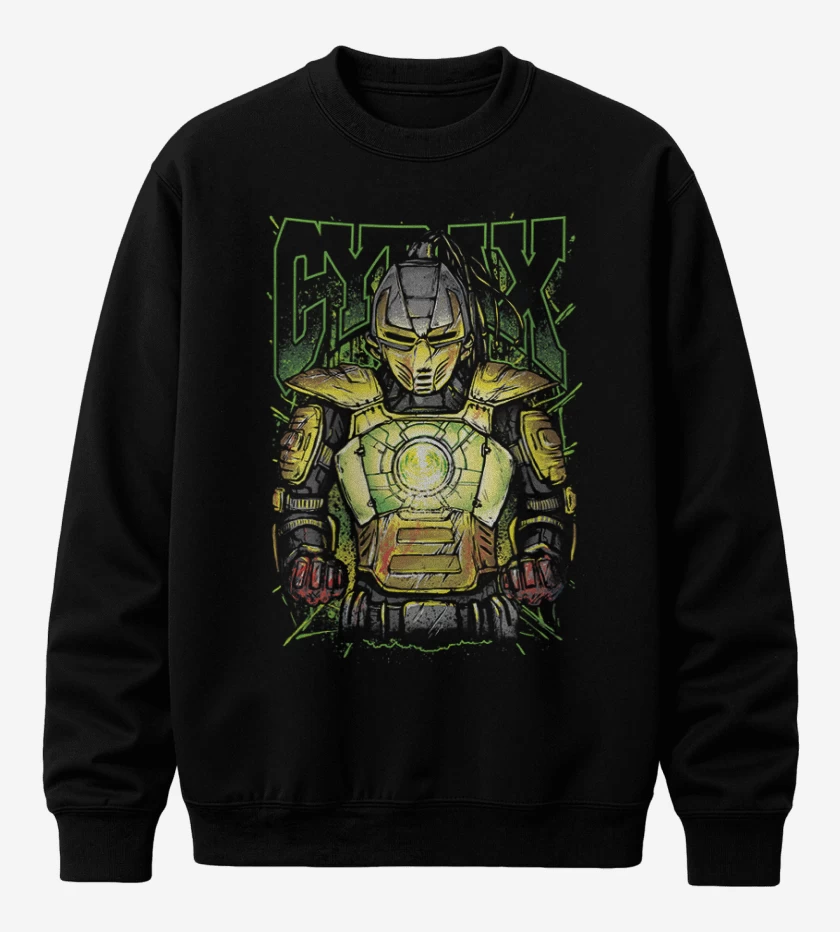 Poleron polo Negro de Cyrax
