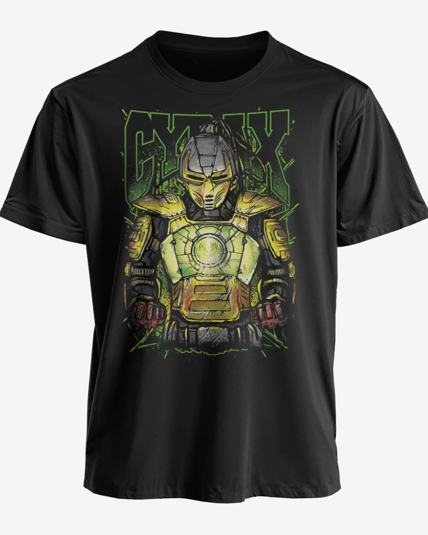 Polera premium Negro de Cyrax